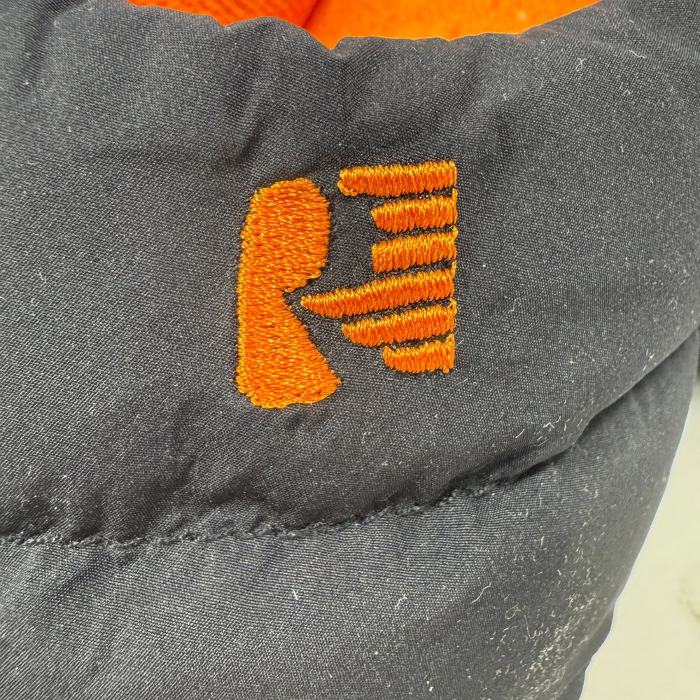 RockDove Men's Memory Foam Slippers Black Orange House Shoes Size 9–10 - Picture 2 of 10
